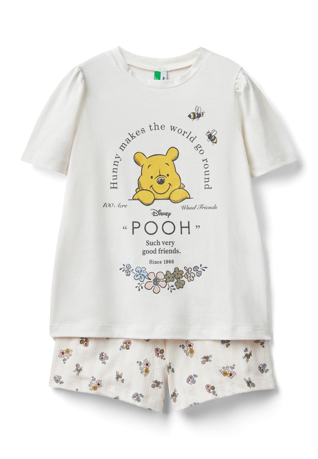 

Пижама Disney Winnie The Pooh Set United Colors of Benetton, белый