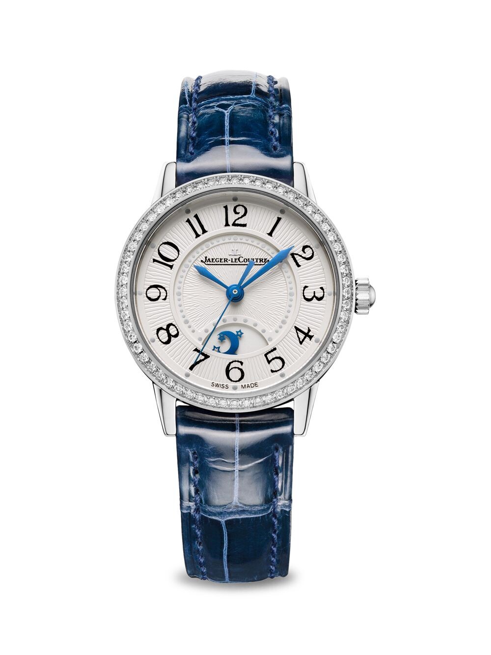 

Rendez-Vous Часы Night & Day из нержавеющей стали, бриллиантов и кожи Jaeger-LeCoultre, зеленый