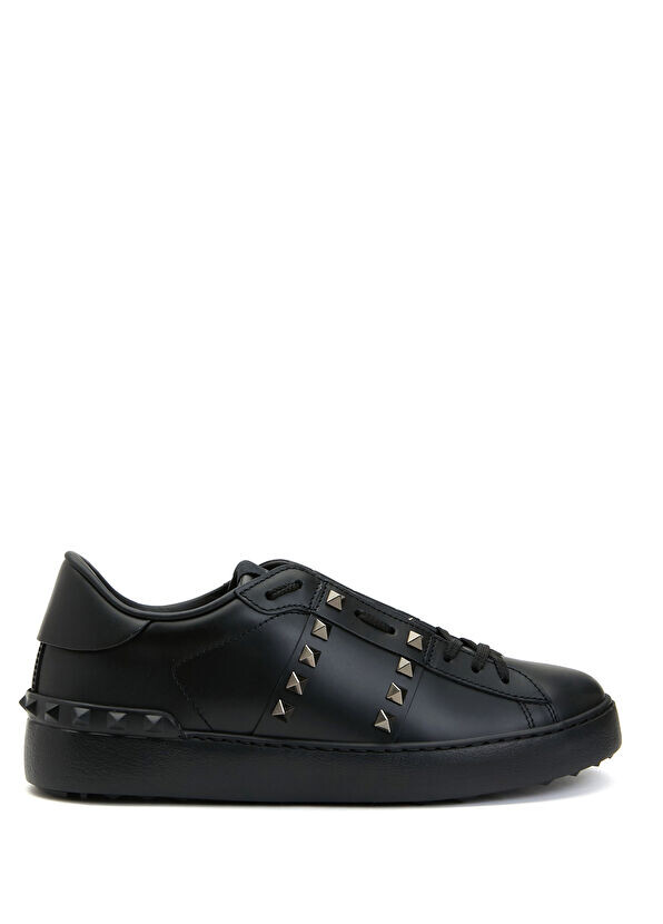 

Женские кожаные кроссовки Rockstud Valentino Garavani, черный