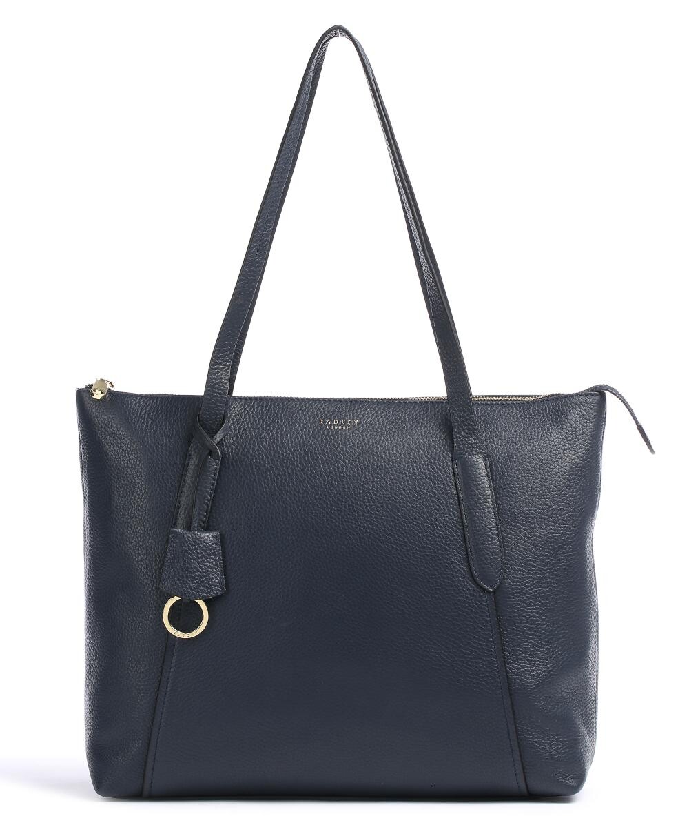 

Шоппер Wood street 2.0 из зерненой кожи Radley London, синий