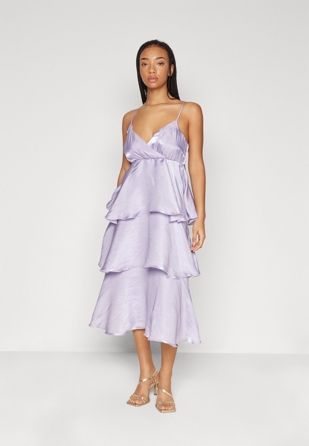 

Бальное платье YASSANA STRAP MIDI DRESS, цвет lilac