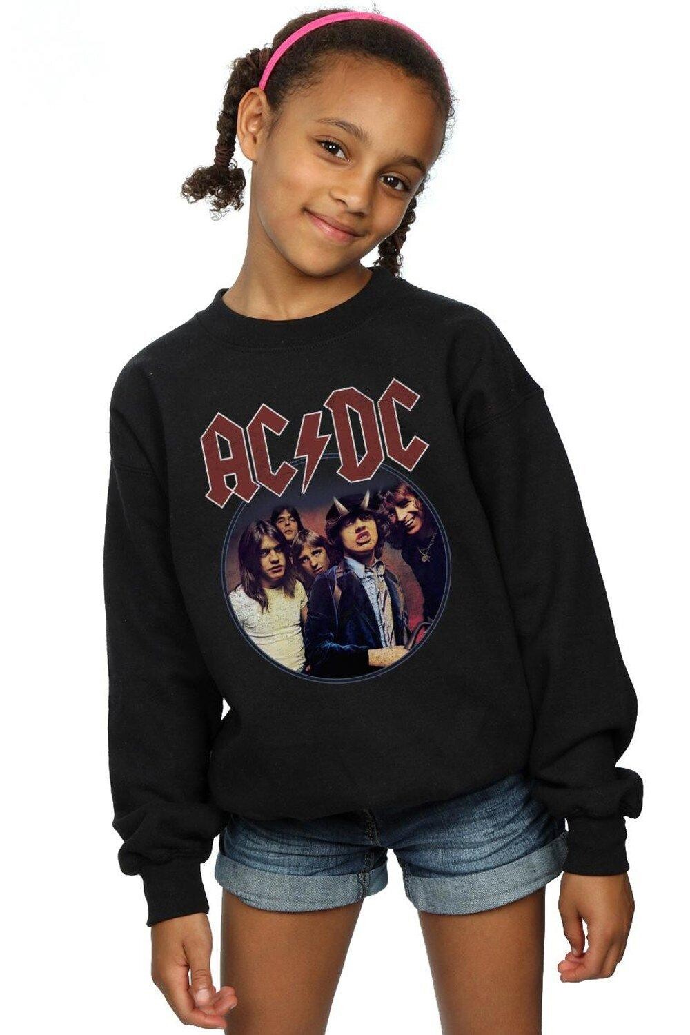 

Толстовка с кругом Highway To Hell AC/DC, черный