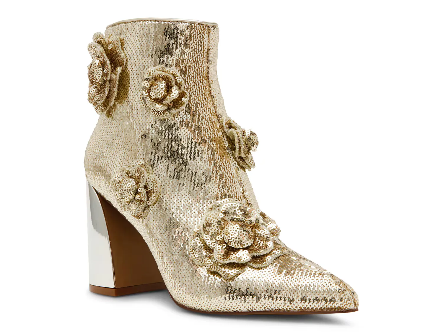 

Ботильоны Finlee Bootie Betsey Johnson, золотой/металлик