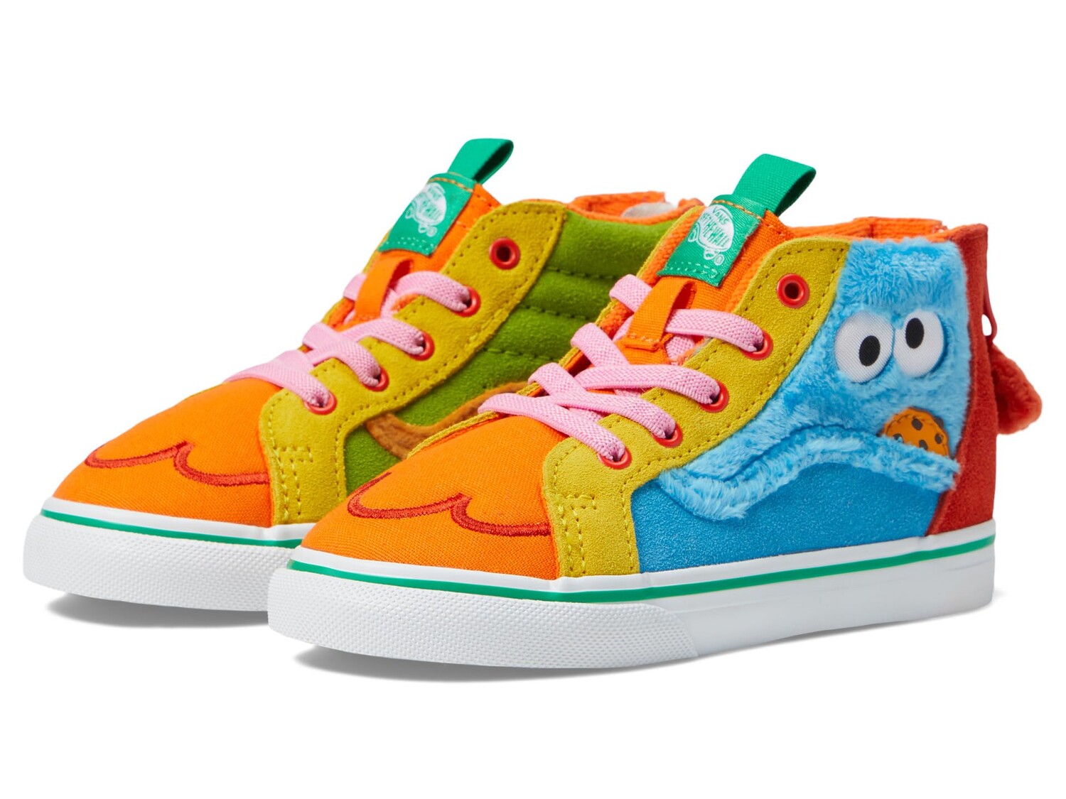 

Кроссовки Vans Kids SK8-Hi Zip Sesame (Infant/Toddler)