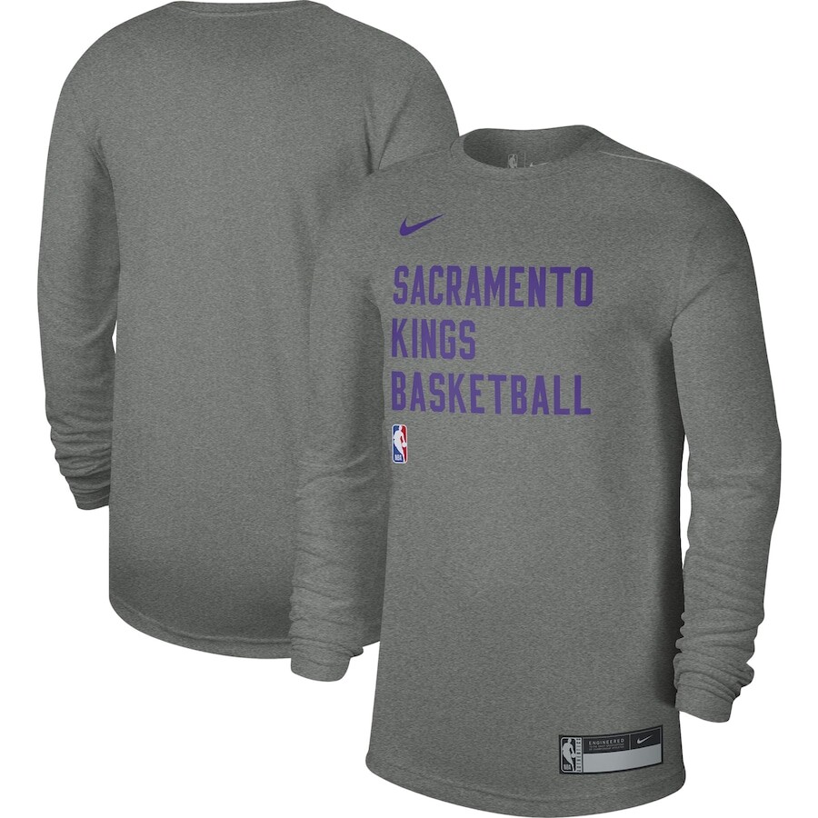 

Футболка с длинным рукавом Nike Sacramento Kings, серый
