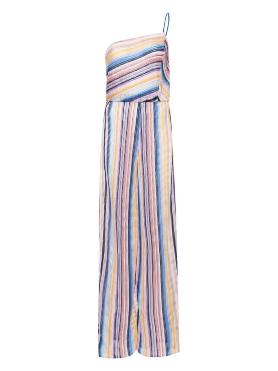 

Missoni комбинезон на одно плечо в технике кроше, синий