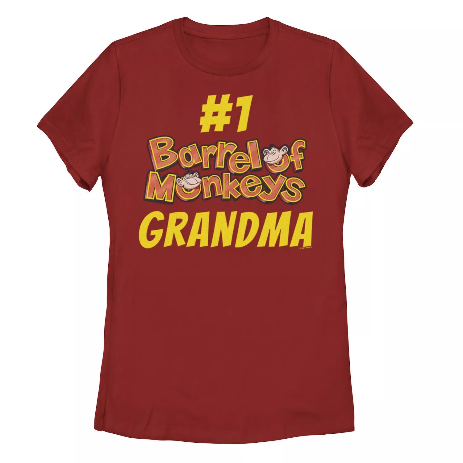 Футболка Barrel Of Monkeys #1 для юниоров с текстовым сообщением «Бабушка» Licensed Character