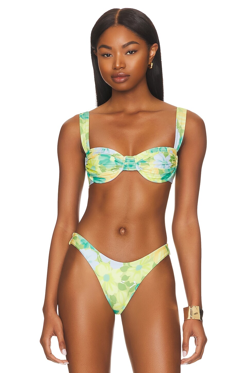 

Топ бикини FAITHFULL THE BRAND Sol, цвет Francis Floral