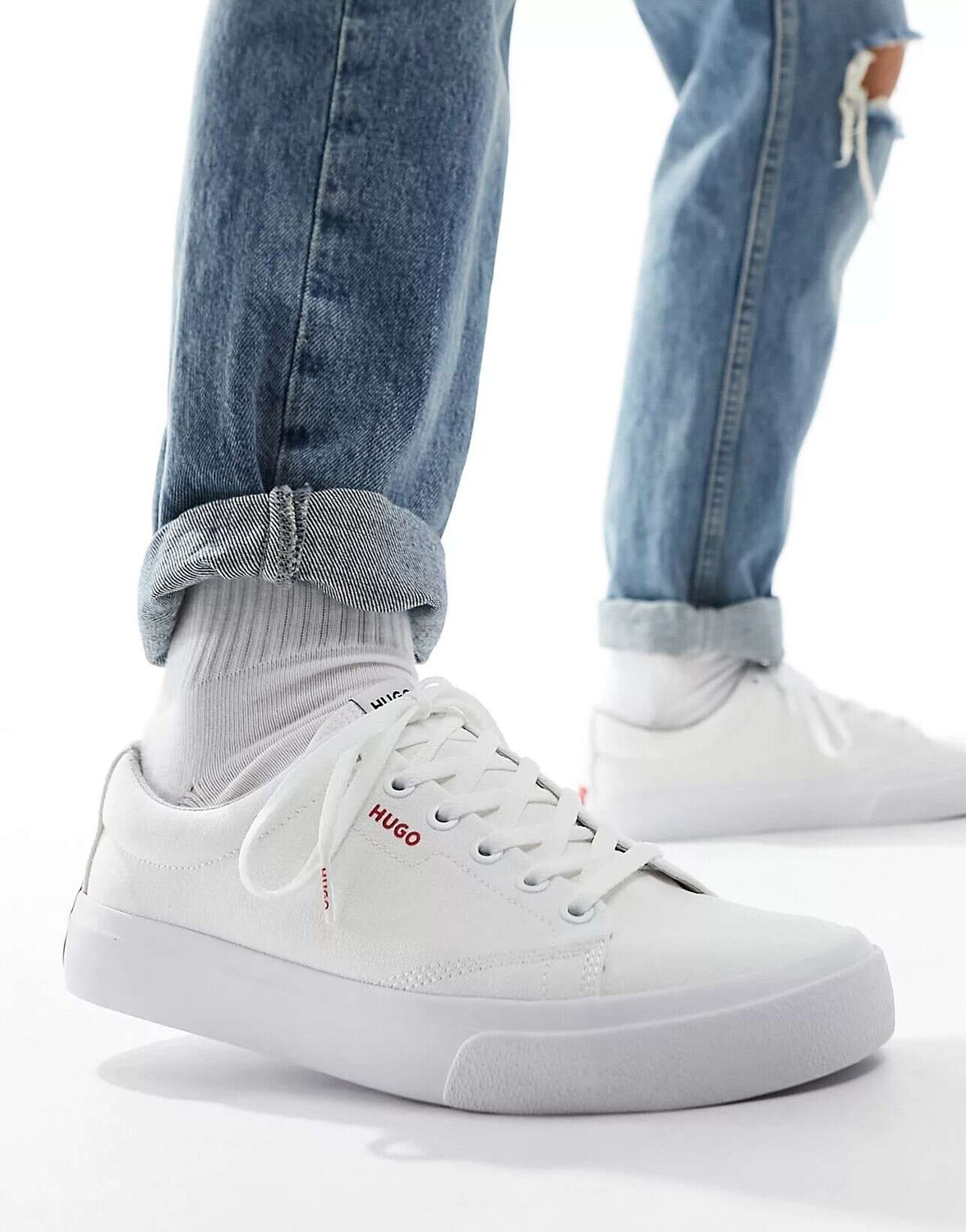 

Белые плимсоллы HUGO Dyer Hugo Boss, Белый