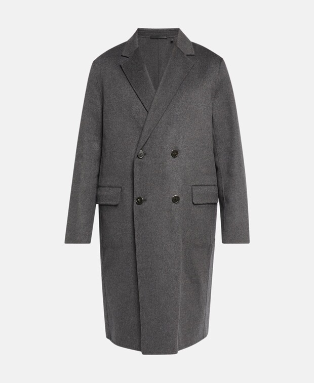 

Шерстяное пальто Theory, цвет Medium Grey