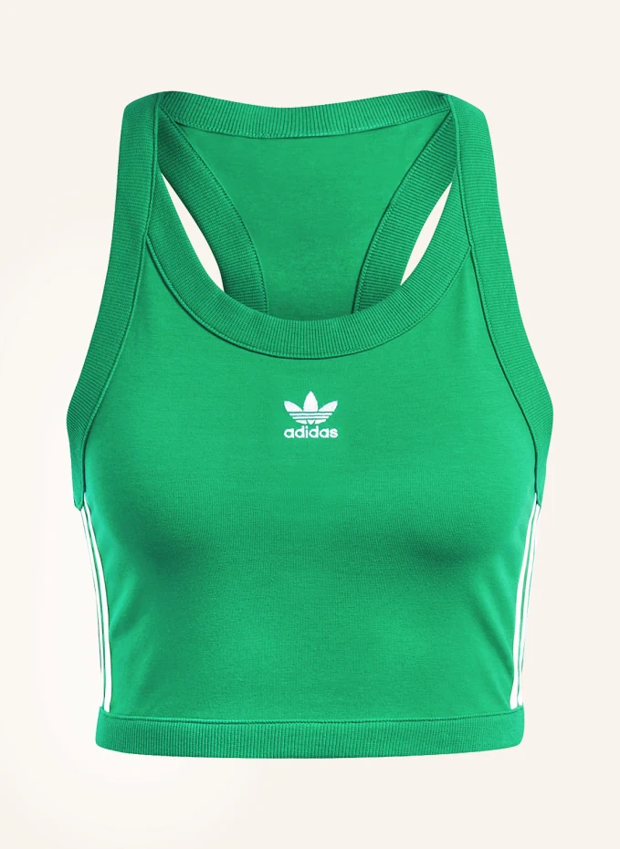 

Укороченный топ adicolor classics Adidas, белый