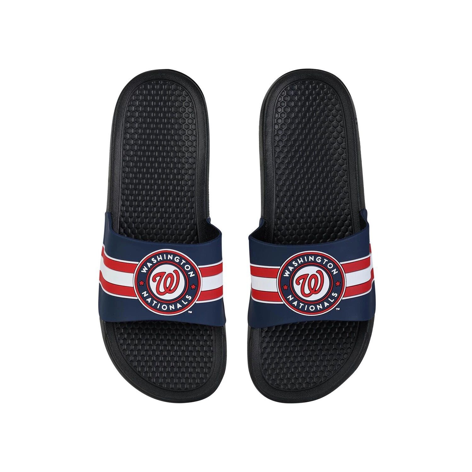 

Сандалии FOCO Washington Nationals с приподнятыми полосками и шлепанцами