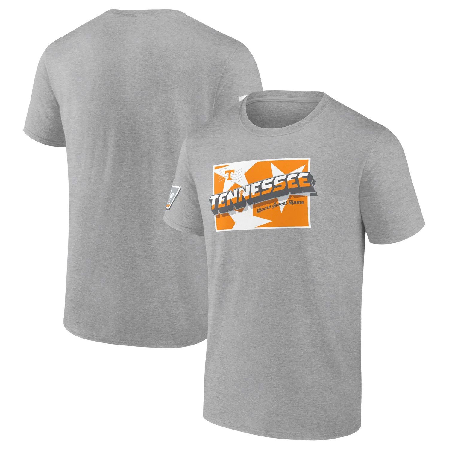 цена Мужская футболка с логотипом Heather Grey Tennessee Volunteers Fan Fan Fanatics