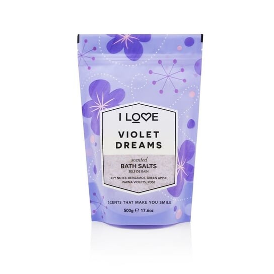 

Успокаивающая и расслабляющая соль для ванн, Фиолетовые сны, 500г I Love Scented Bath Salts