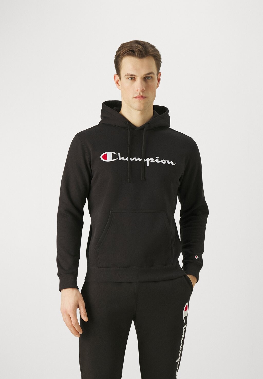 цена Толстовка с капюшоном Icons Hooded Large Logo Champion, черный