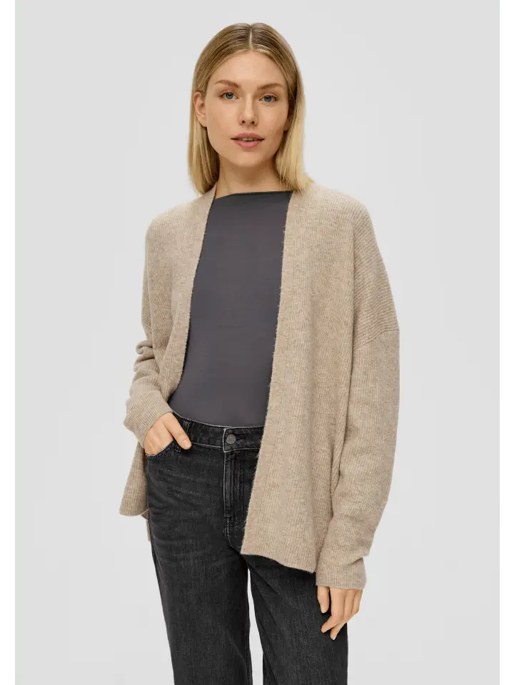 

Кардиган sOliver Strickjacke langarm, бежевый