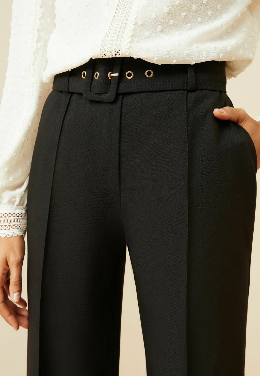 

Брюки HIGH WAIST WIDE LEG TAILORED Love & Roses, черный
