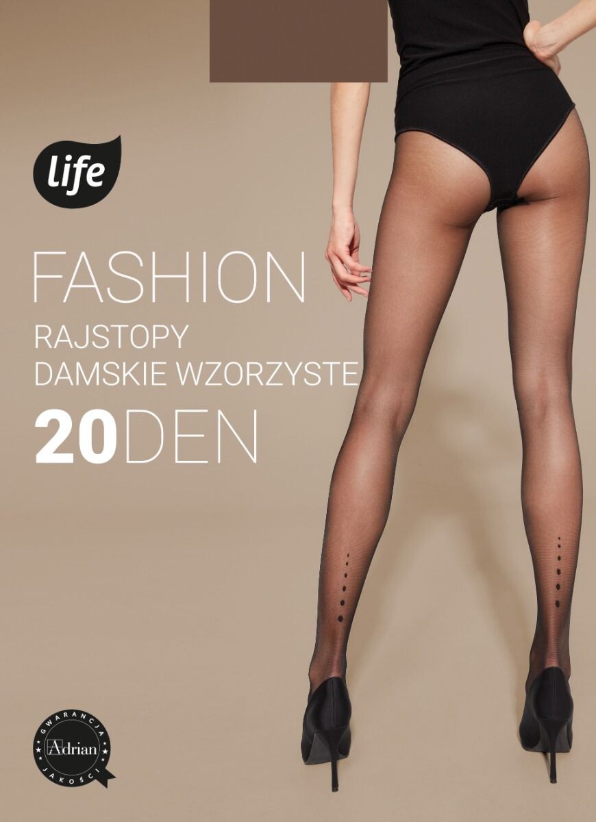 

Колготки Life Fashion Nero Trzy Kropki 20 DEN, 3
