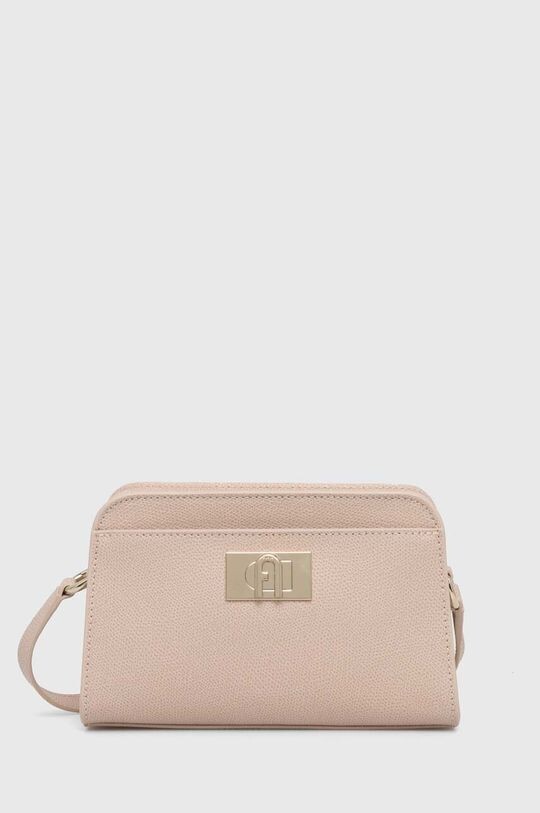 

Кожаная сумочка Furla, бежевый