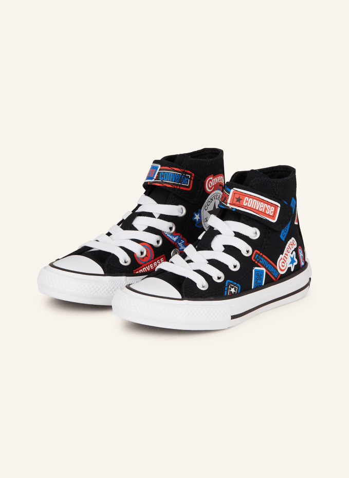 

Высокие кроссовки easy on stickers Converse, черный