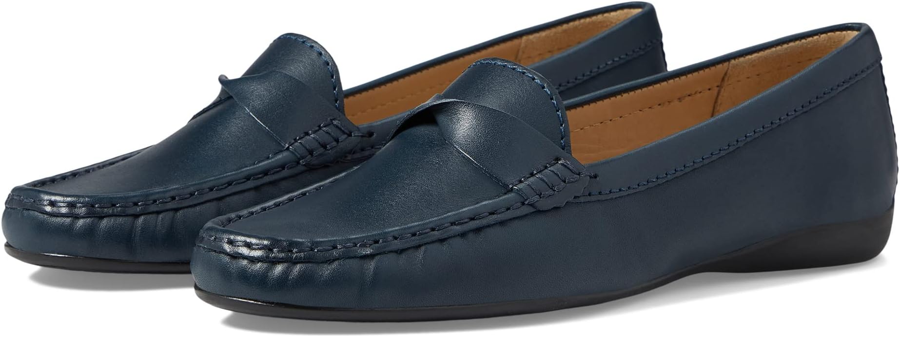 

Лоферы Beverley Road Marc Joseph New York, цвет Navy Nappa