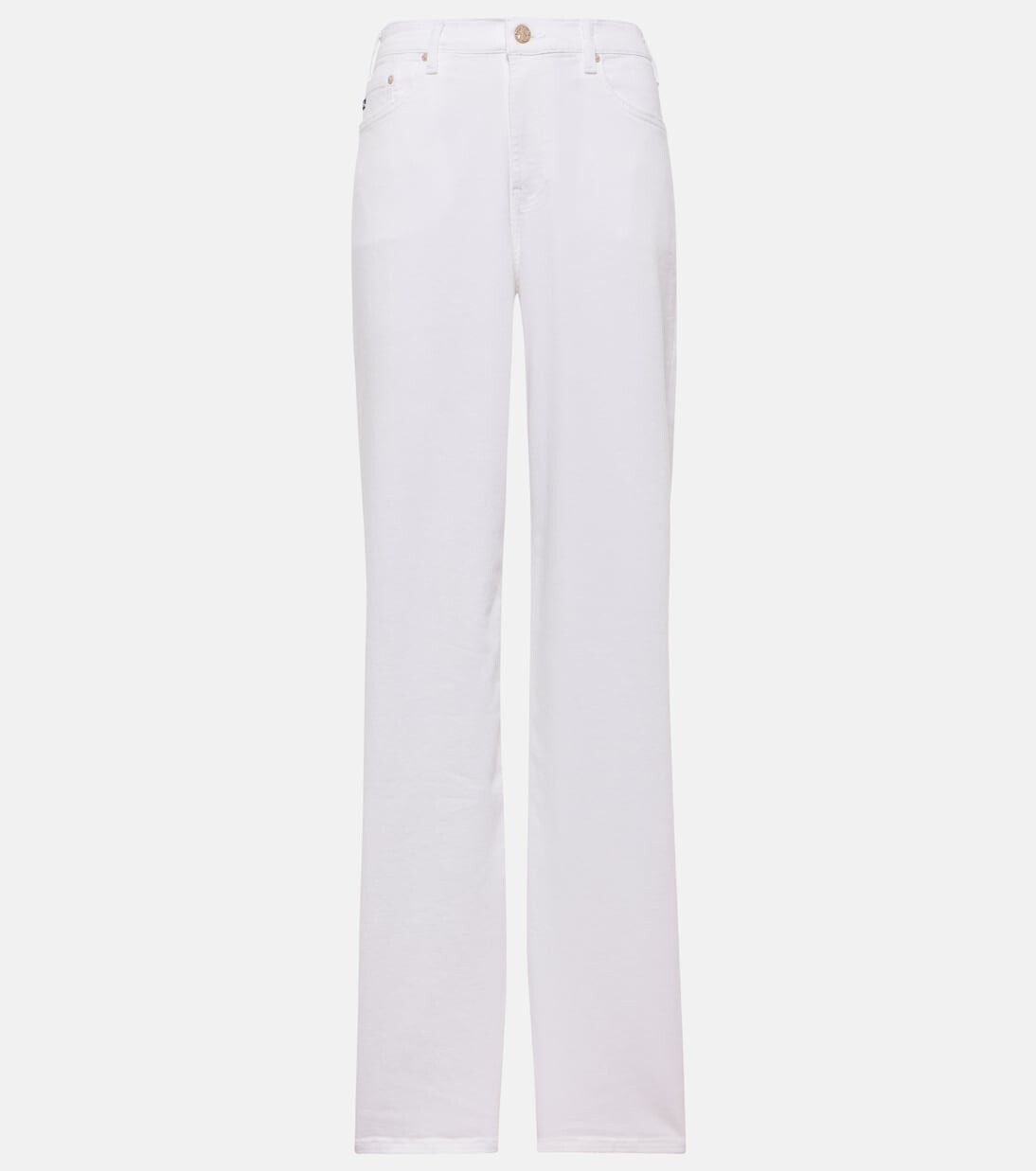 

Новые широкие джинсы Baggy Wide с высокой посадкой Ag Jeans, белый