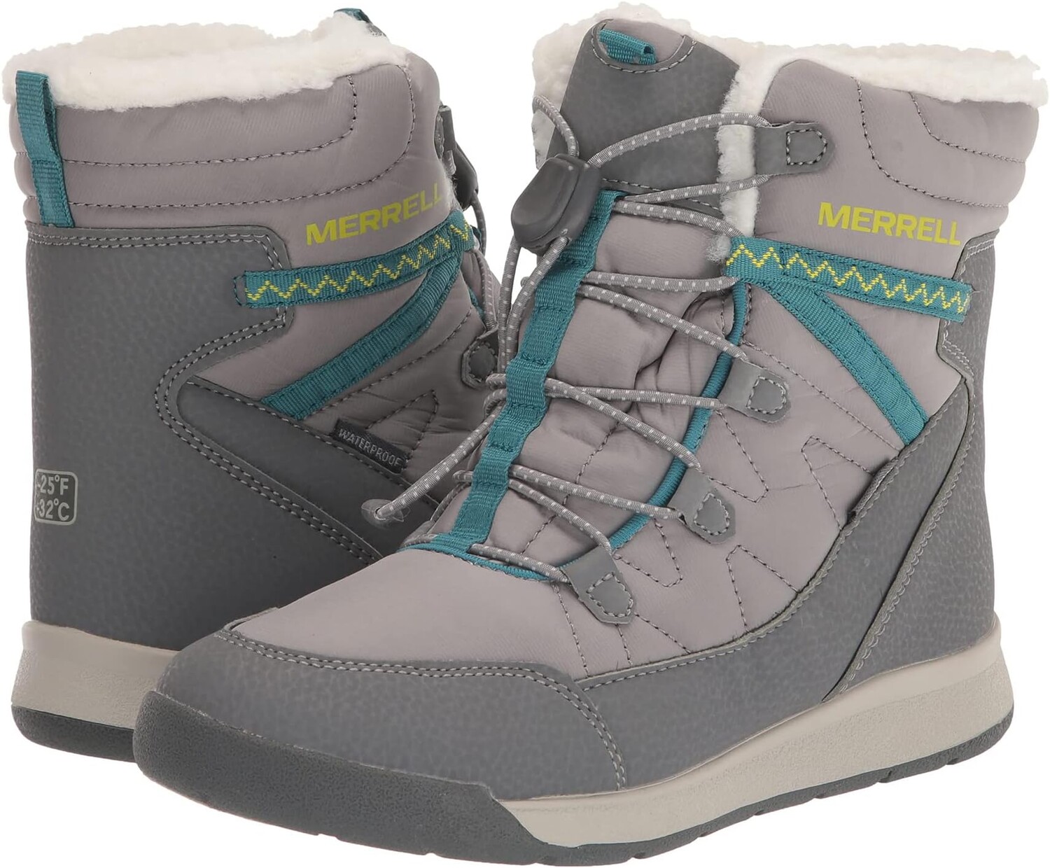 

Зимние ботинки Snow Crush 3.0 Waterproof Merrell, цвет Grey/Multi