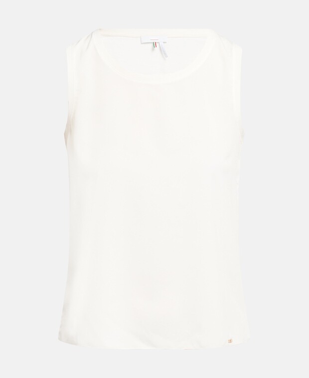 

Атласная блузка-рубашка Cinque, цвет Wool White