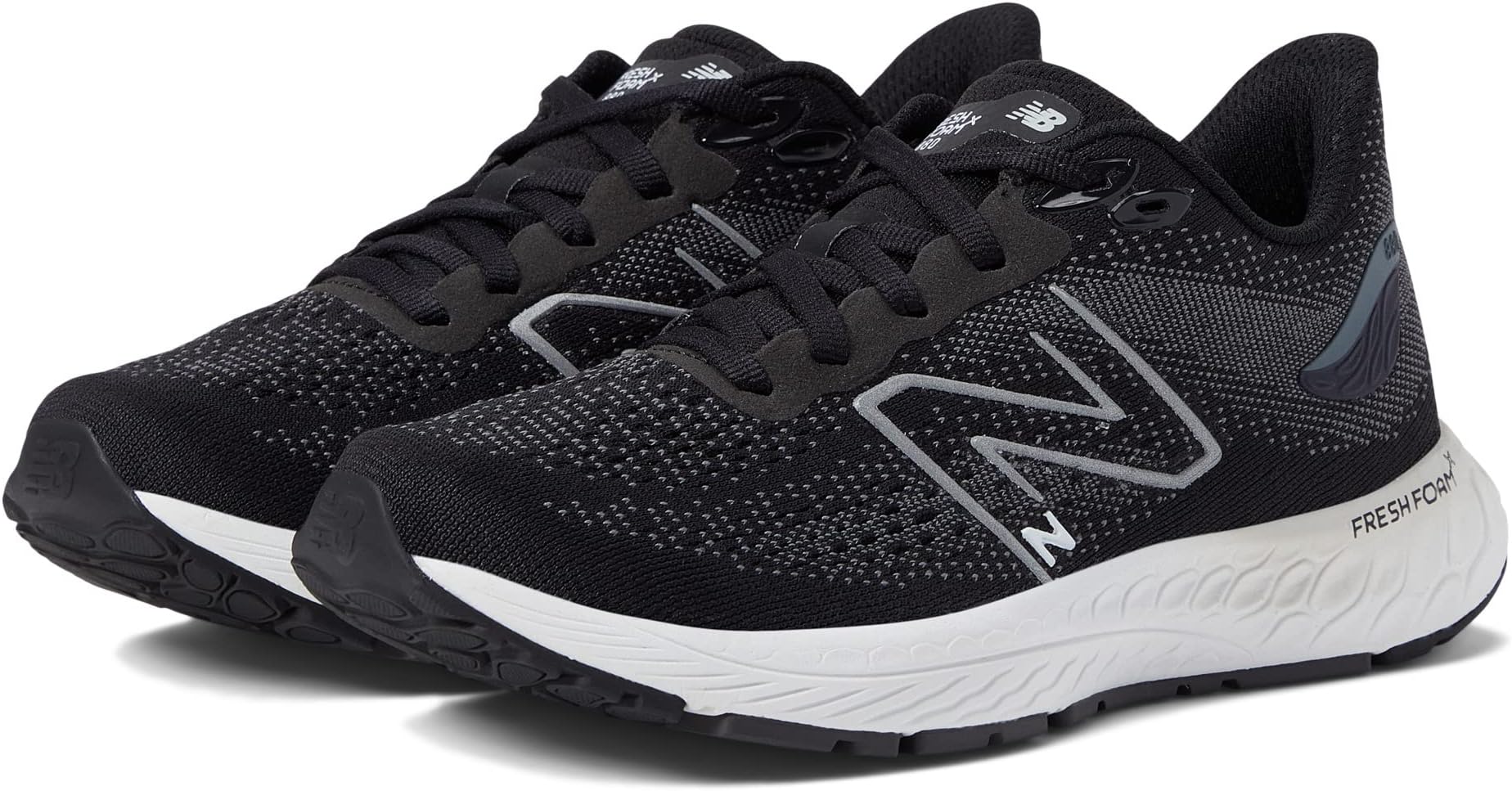 

Кроссовки Fresh Foam X 880v12 New Balance, цвет Black/Spring Tide