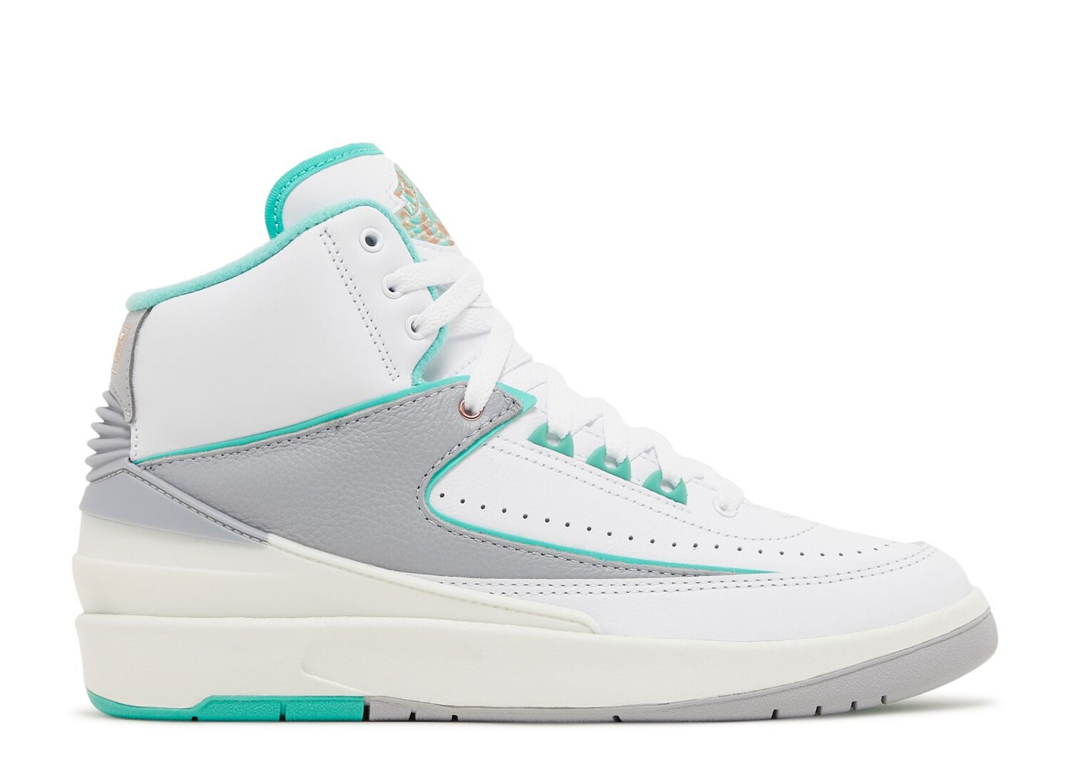 Кроссовки Air Jordan Wmns Air Jordan 2 Retro 'Crystal Mint', белый кроссовки air jordan jordan max aura 3 wolf grey серый