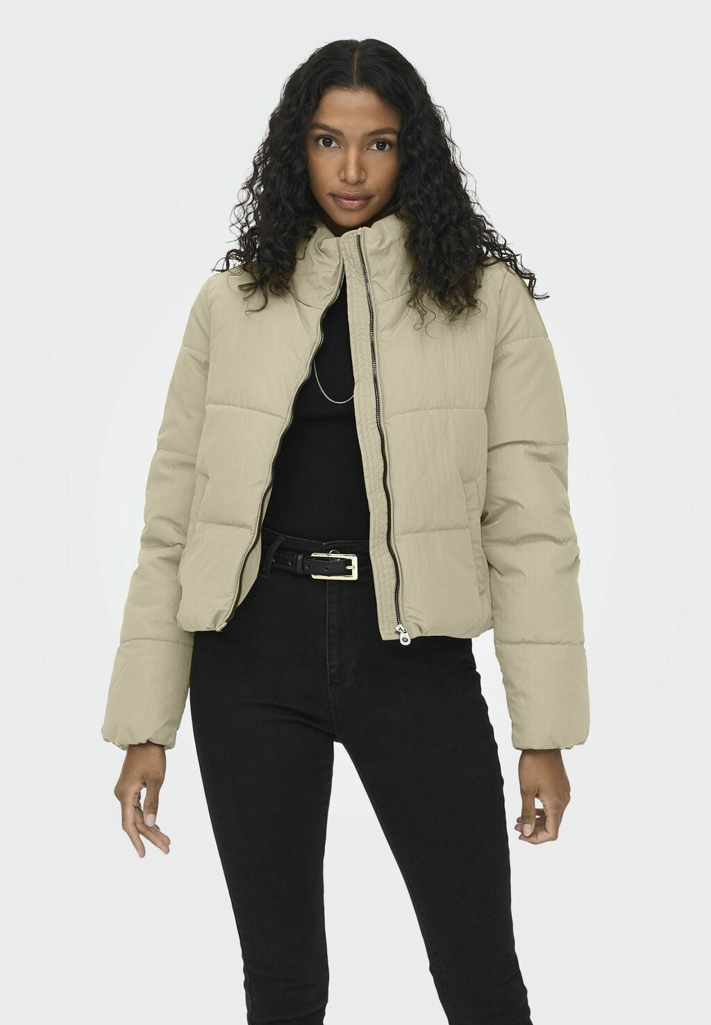 

Зимняя куртка ONLY ONLDOLLY SHORT PUFFER JACKET, цвет weathered teak