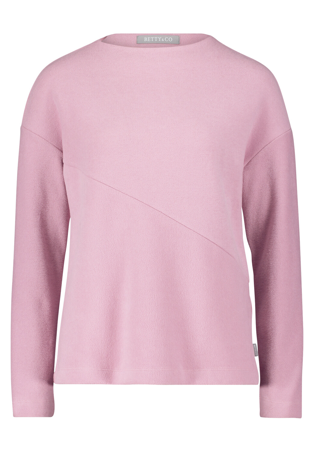 

Футболка BETTY & CO Casual mit Rippenstruktur, цвет Orchid Haze