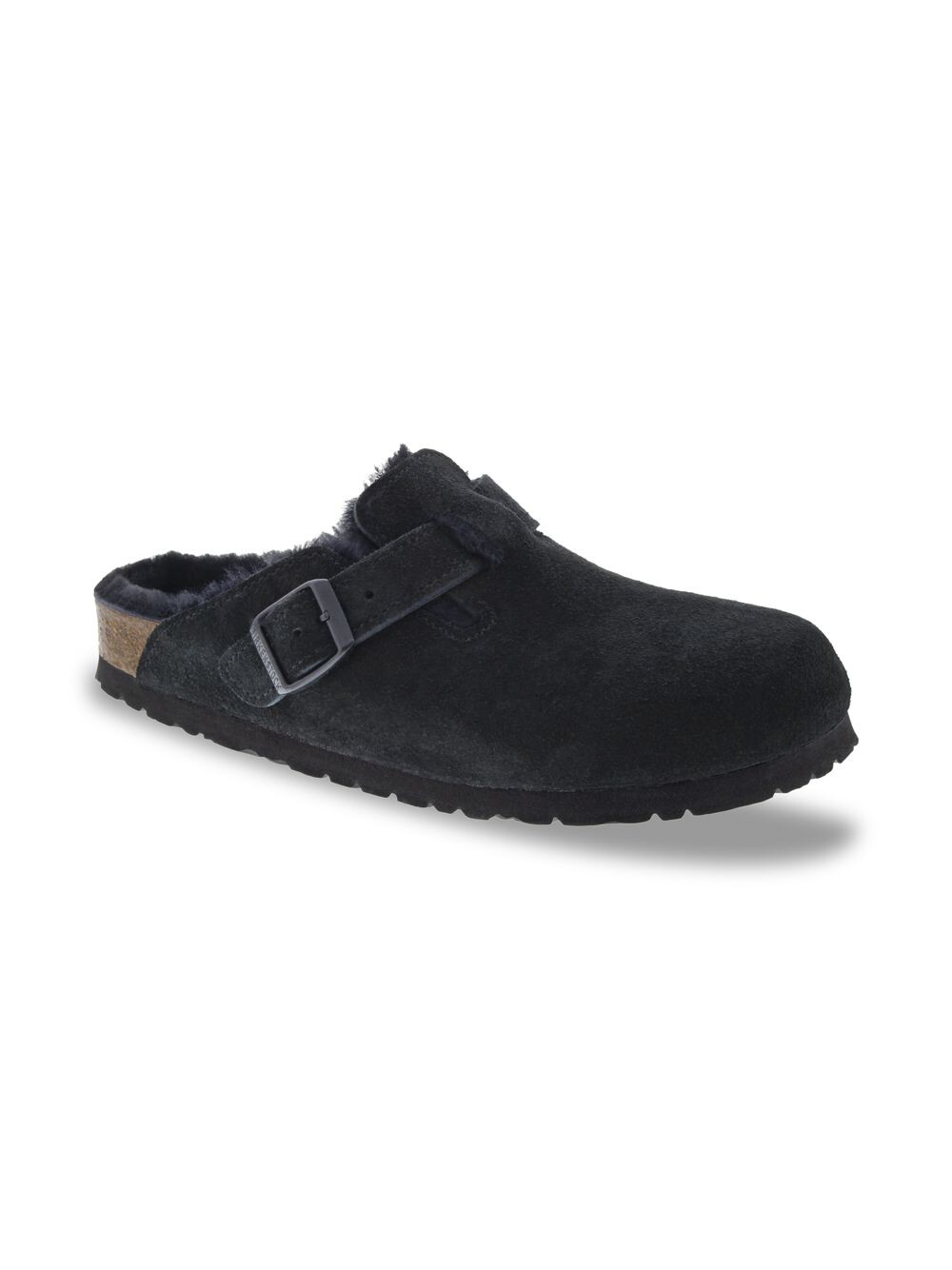 

Мужские замшевые сабо Boston на подкладке из овчины Birkenstock, черный