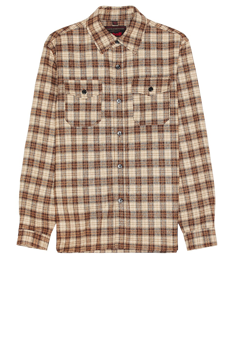 

Рубашка Schott NYC Plaid Cpo, загар