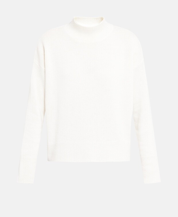 

Кашемировый джемпер с высоким воротником Absolut Cashmere, экрю