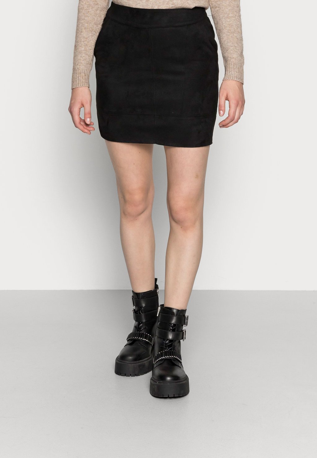 Мини-юбка ONLY, черный юбка only мини 44 размер