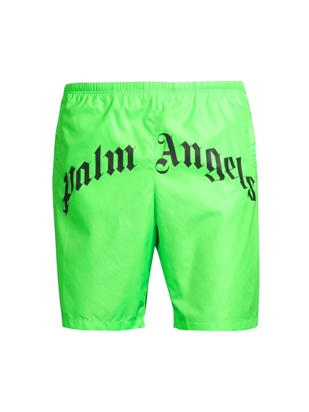 

Изогнутые шорты с логотипом Palm Angels, зеленый