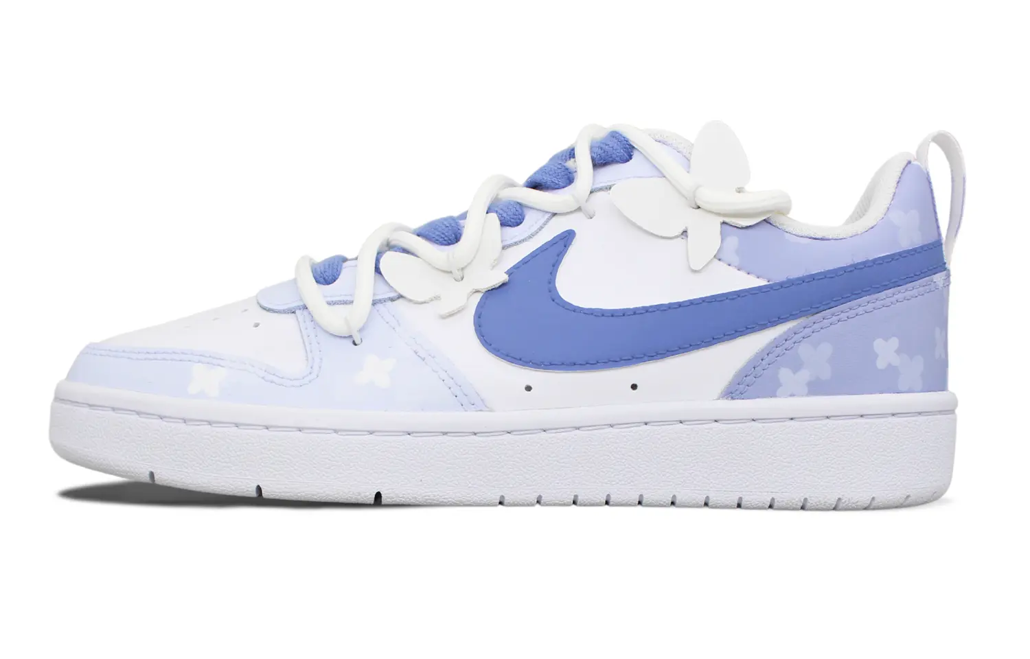 

Кроссовки Nike Court Borough Skateboarding Shoes Women's Low-top Purple, белый