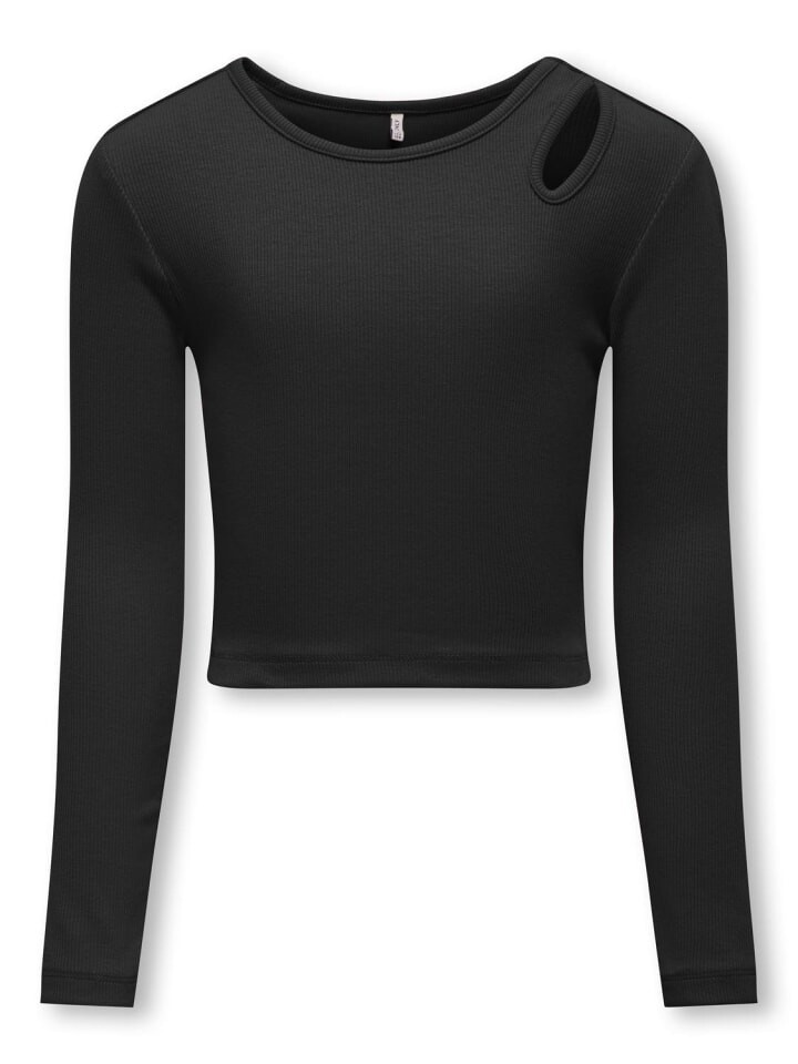 

Рубашка с длинным рукавом KIDS ONLY KOGNESSA LIFE L/S CUT OUT TOP, черный