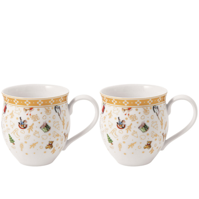 

Кружка Toys Delight с ручкой 0,34 л юбилейное издание - 10 лет Набор Toys Delight из 2 предметов Villeroy & Boch, красочный, Серый