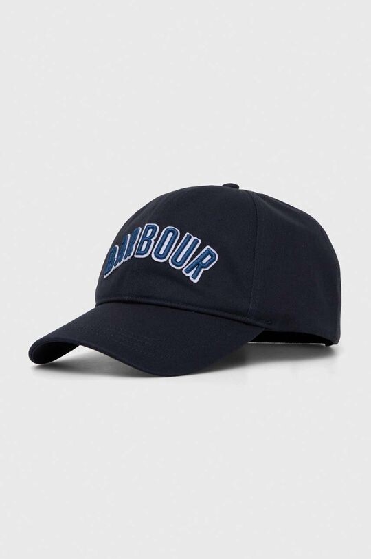 

Хлопковая бейсболка Barbour, темно-синий