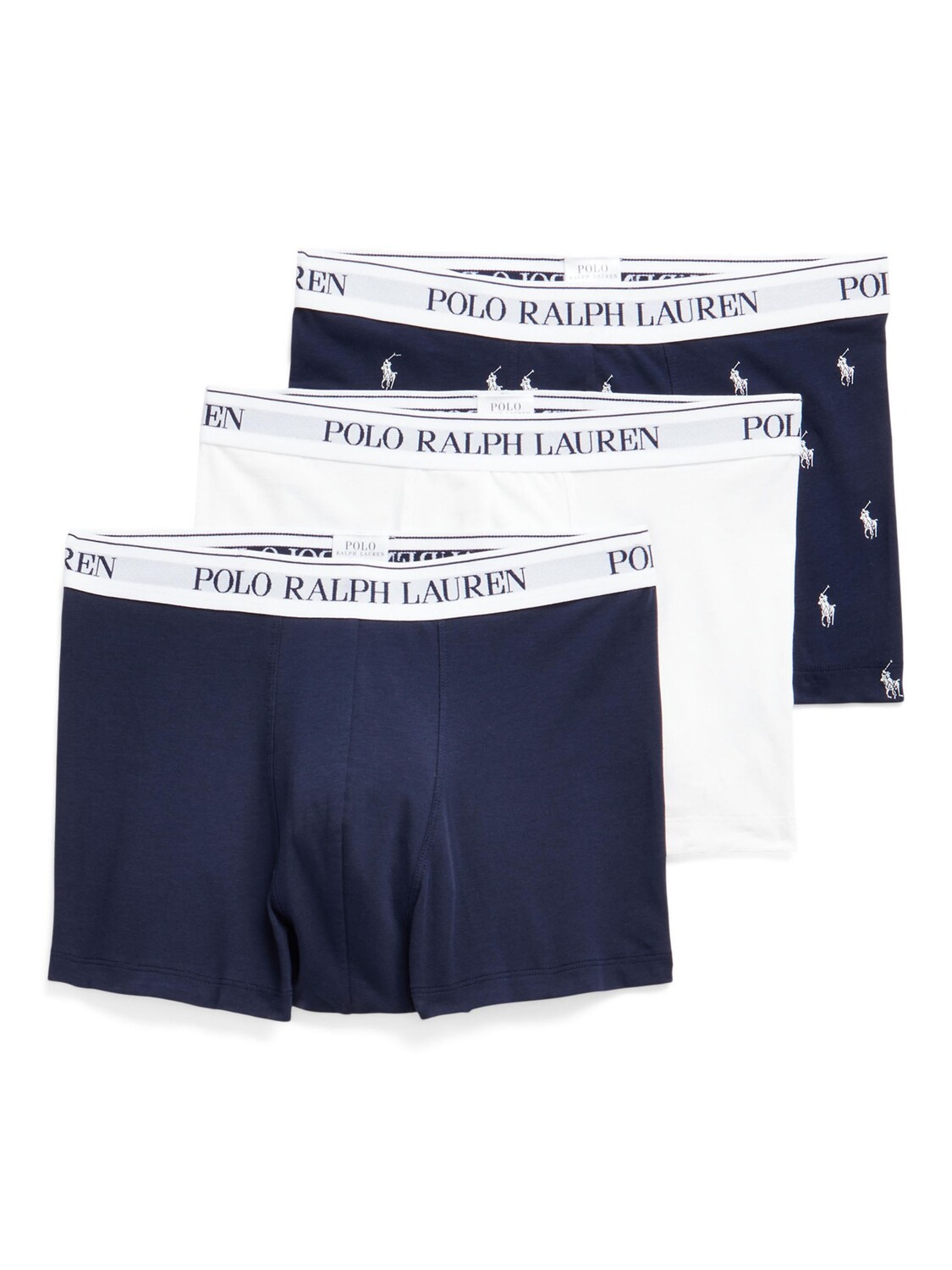 

Трусы-поло из эластичного хлопка Ralph Lauren, темно-синий/белый/пони