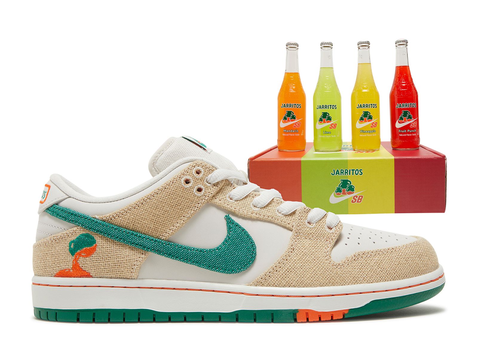 Кроссовки Nike Jarritos X Dunk Low Sb Special Box Friends & Family,  кремовый – заказать из-за границы с доставкой в «CDEK.Shopping»