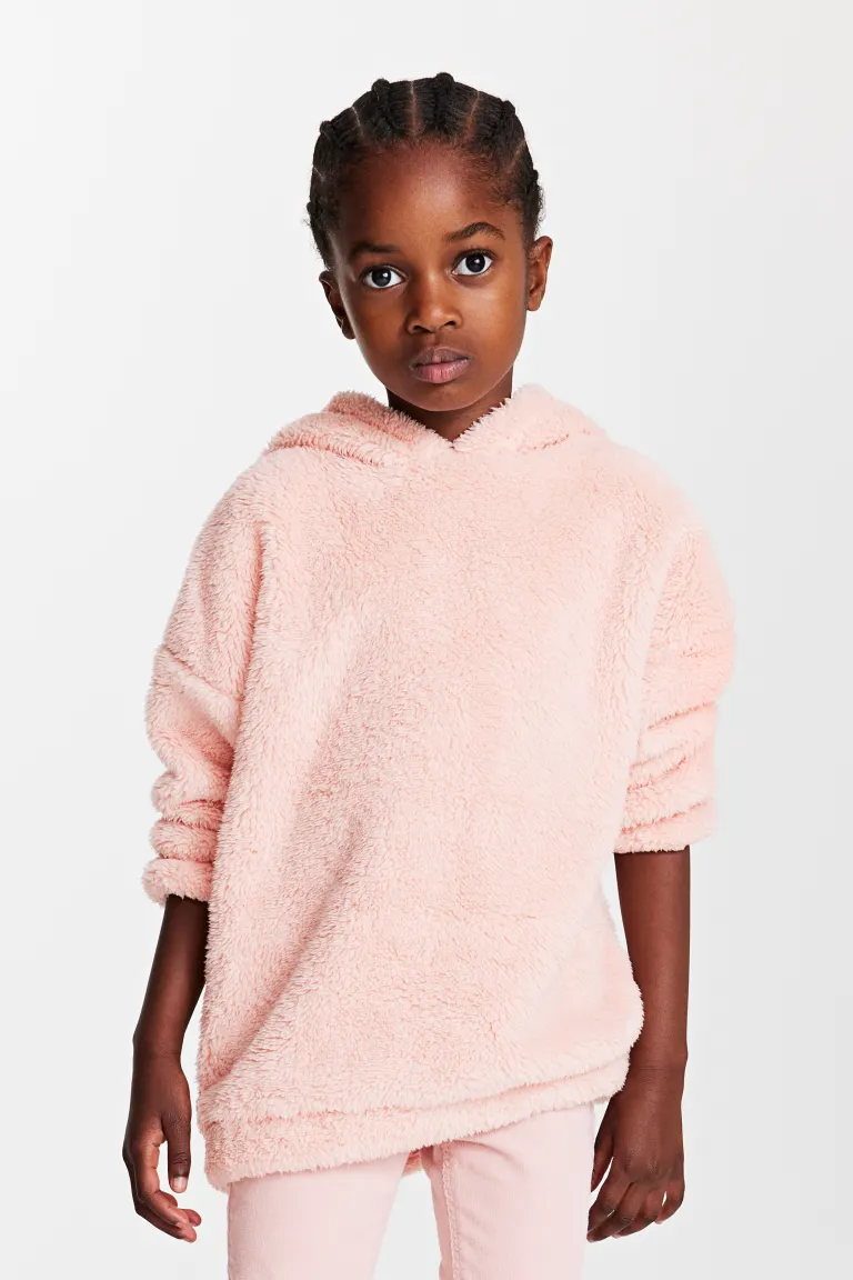 

Толстовка с капюшоном и аппликациями H&M, розовый