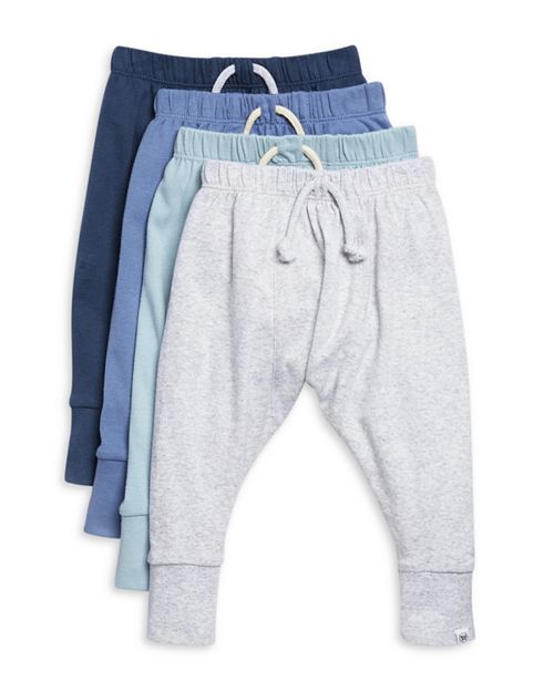 Комплект из 4 штанов-джоггеров для мальчиков — для малышей Honest Baby, цвет Multi