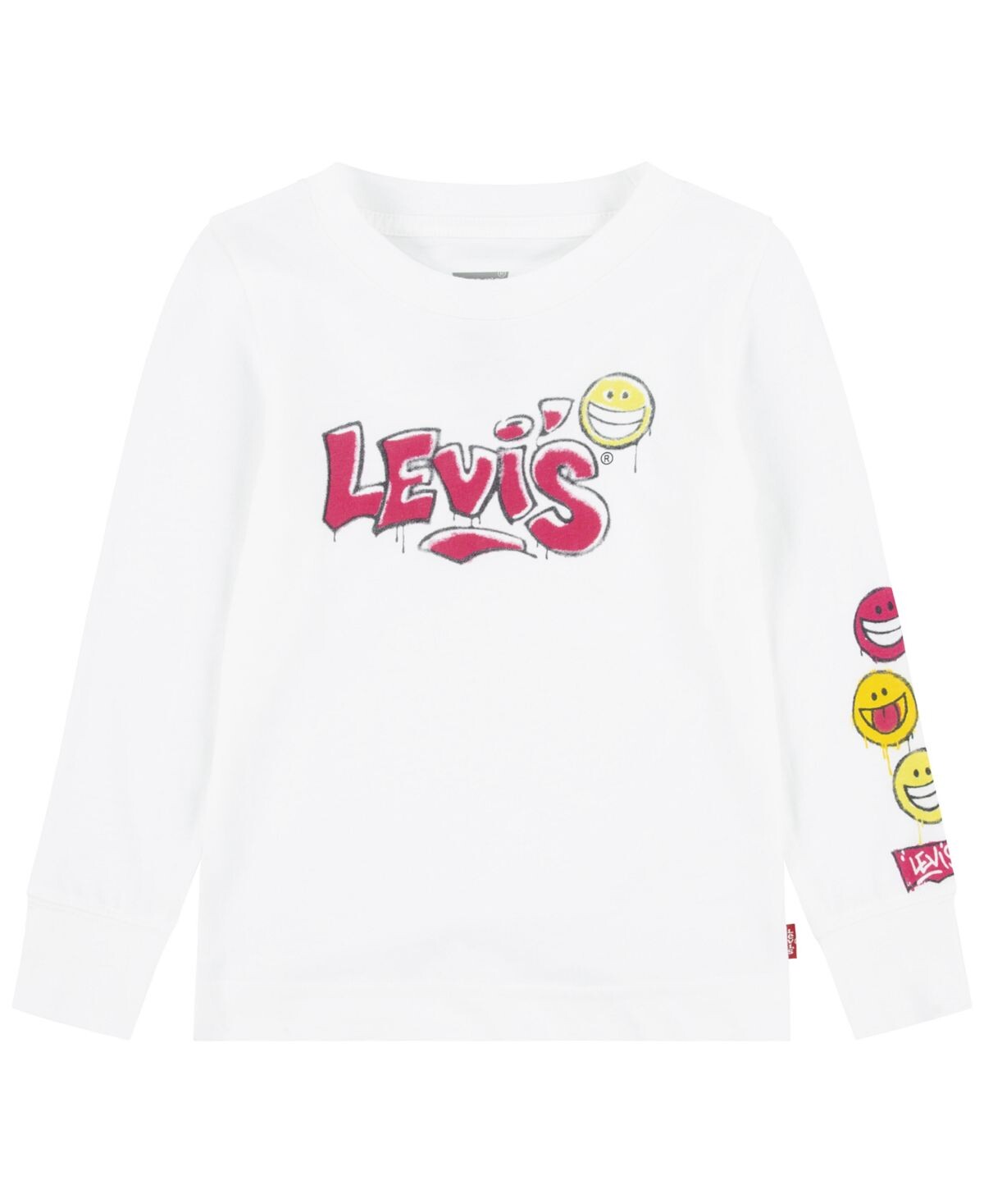 

Футболка с длинными рукавами и логотипом для маленьких мальчиков Levi's