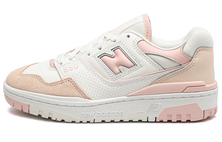 

Кроссовки New Balance 550, белый / розовый