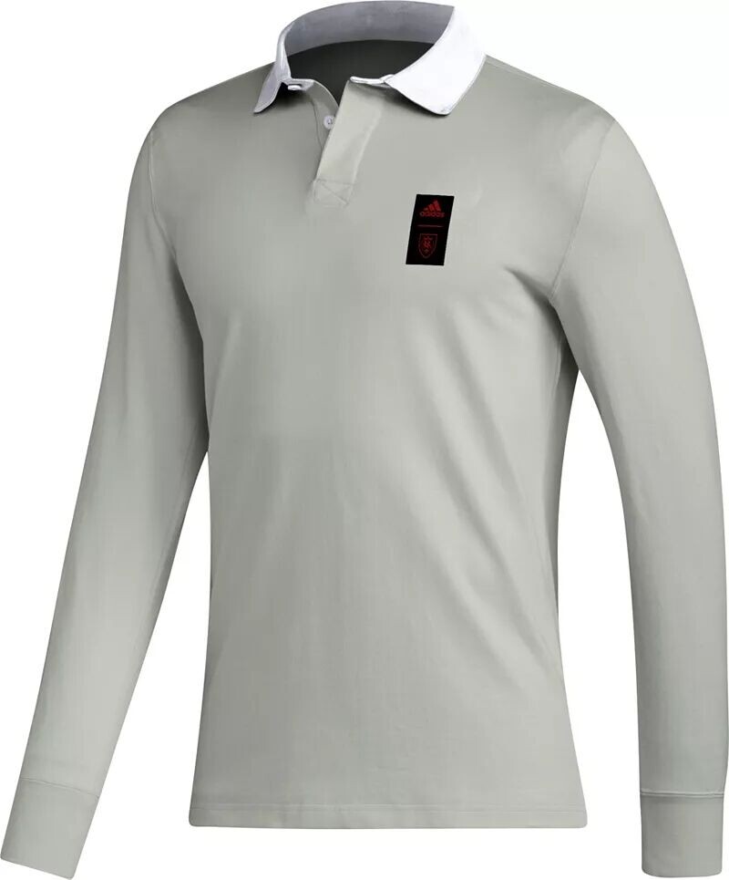 

Adidas Real Salt Lake 2023 Silver Travel Pullover Худи