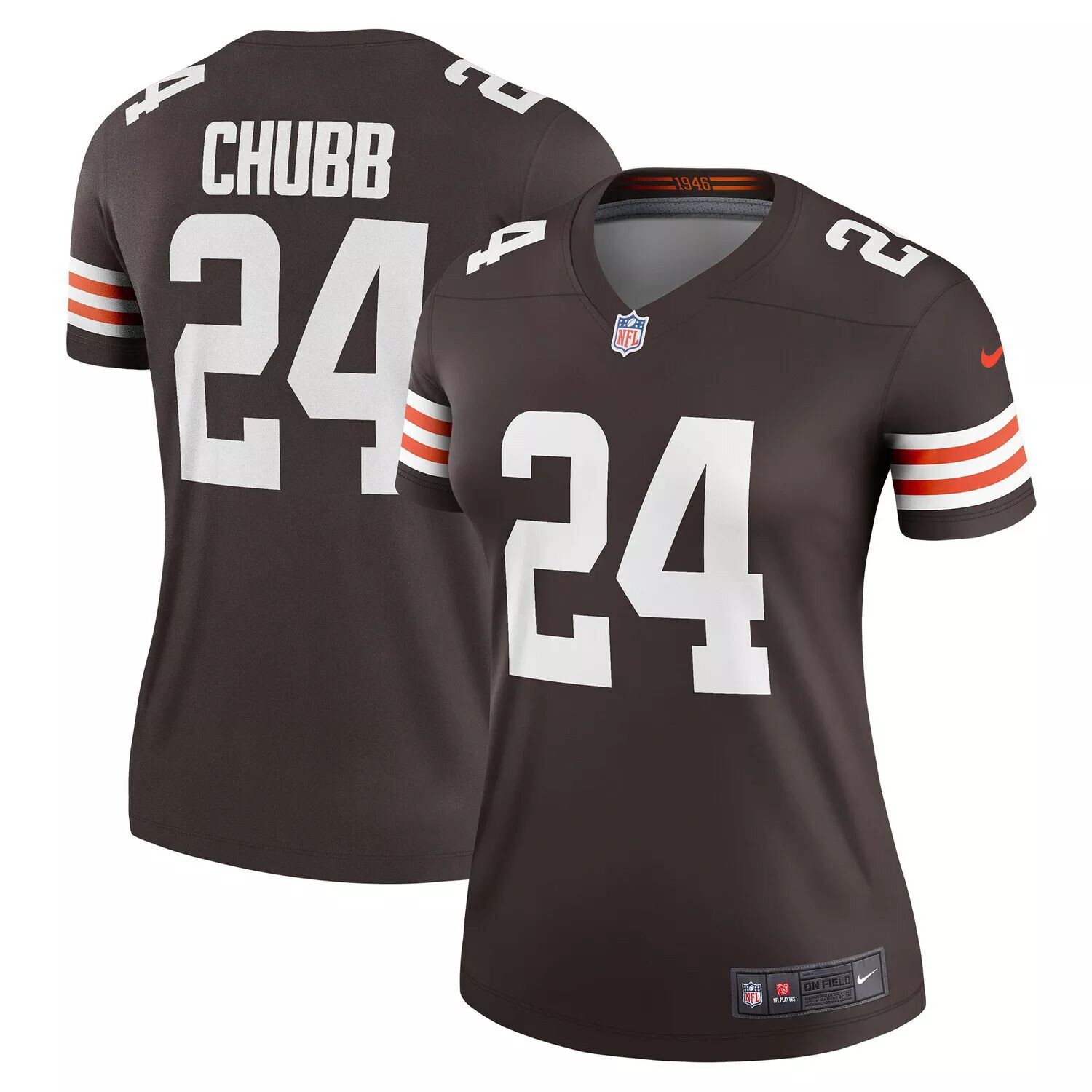 

Женское джерси Nike Nick Chubb Brown Cleveland Browns Legend Nike