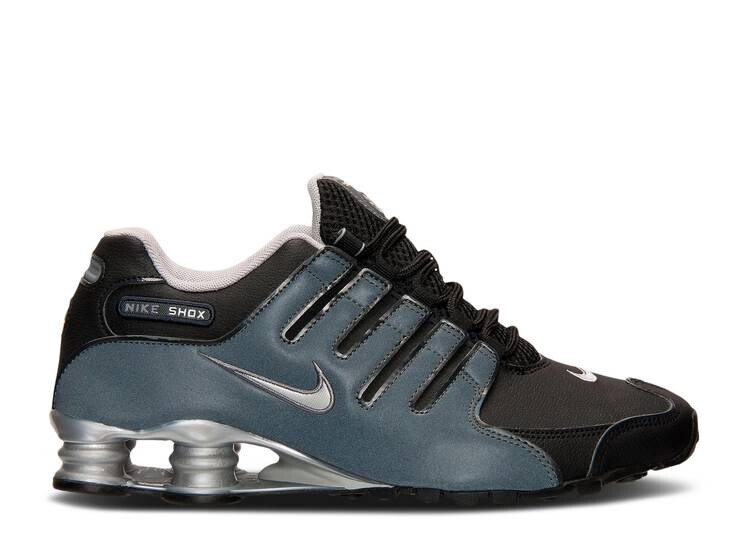 

Кроссовки Nike SHOX NZ EU 'BLACK SILVER', черный